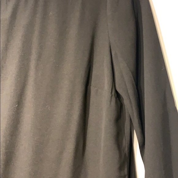 Black Assymetrical Tunic 3/4 Sleeve - Picture 6 of 10